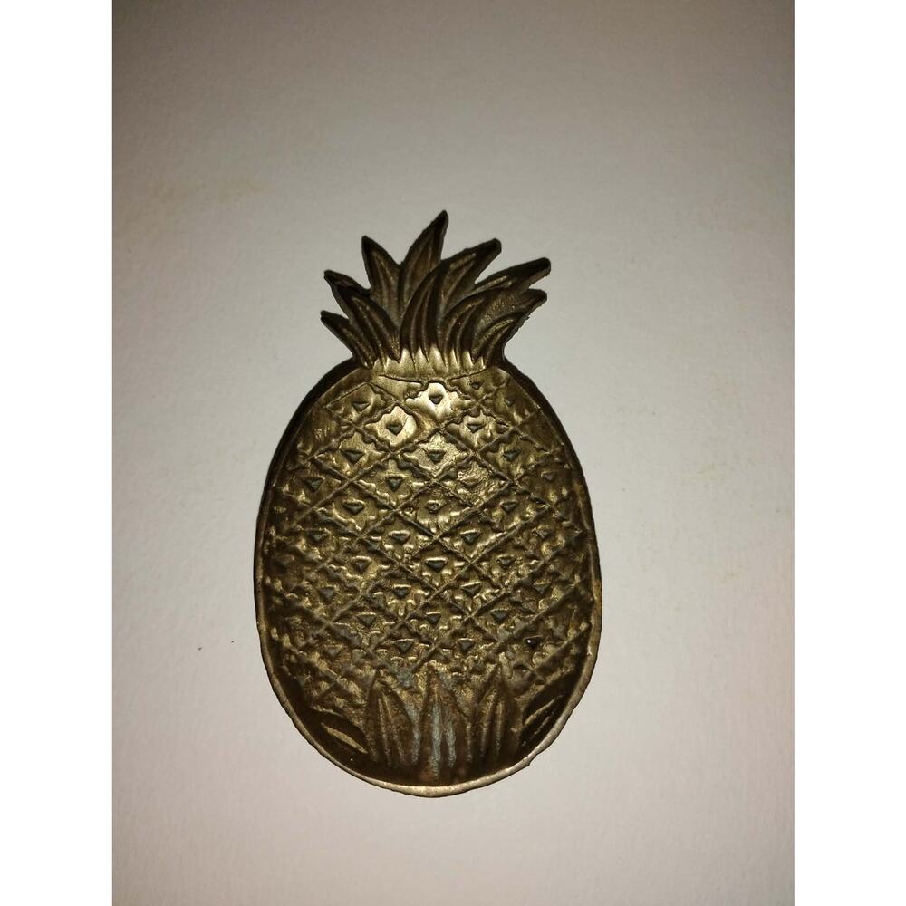 Vintage Brass Pineapple Trinket Dish